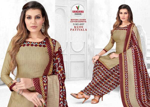 Vandana Kudi Patiyala Vol-4 indo Cotton Designer Exclusive Print Dress Material